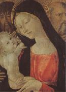 Neroccio di Bartolomeo The virgin and Child between John the Baptist and Anthony (mk05) oil